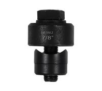 sourcing map Punzonatrice per fori in lamiera 7/8 "Cuscinetto in acciaio Circle Hole Puncher Set Knockout Punch Die Cutter Tool con vite a testa esagonale per lavello in acciaio inossidabile Piastra