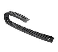 sourcing map R28 - Catena portacavi in plastica nera, 15 mm x 40 mm (interno), lunghezza 1 m, per CNC