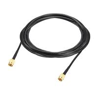 sourcing map RG174 SMA Maschio a SMA Maschio RF Adattatore Coassiale Connettore di Rame Prolunga Cavo 2 Metri