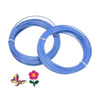 sourcing map Ricariche di filamento per stampante 3D in ABS, 2 pezzi per un totale di 1,75 mm, per la maggior parte delle penne di stampa 3D, blu fluorescente