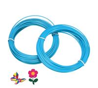 sourcing map Ricariche di filamento per stampante 3D in ABS, 2 pezzi, totale 1,75 mm, per la maggior parte delle penne di stampa 3D, blu cielo