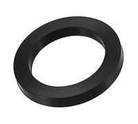 sourcing map Rondella piatta in gomma nitrilica 1-1/2" DN40 guarnizione per connettore rapido a chiave inglese, colore nero, confezione da 5