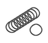 sourcing map Rondelle elastiche ondulate, 100 pezzi, 1,8 x 1,4 x 0,0 cm (ODxIDxT) - Rondelle curve in ferro per bulloni a vite, rondelle ondulate guarnizioni per macchinari (nero)