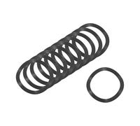 sourcing map Rondelle elastiche ondulate, 100 pezzi, 3,9 x 3 x 0,1 cm (ODxIDxT) - Rondelle curve in ferro per bulloni a vite, rondelle ondulate guarnizioni per macchinari (nero)