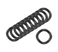 sourcing map Rondelle elastiche ondulate, 200 pezzi, 1,5 x 1 x 0,0 cm (ODxIDxT) - Rondelle curve in ferro per bulloni a vite, rondelle ondulate guarnizioni per macchinari (nero)