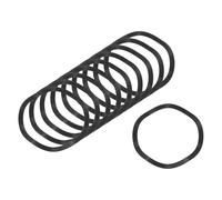 sourcing map Rondelle elastiche ondulate, 50 pezzi, 7 x 6 x 0,1 cm (ODxIDxT) - Rondelle curve in ferro per bulloni a vite, rondelle ondulate guarnizioni per macchinari (nero)