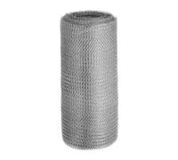 sourcing map Rotolo di rete metallica, 20 cm x 9 m, in acciaio inox, con fori in metallo, barriera a prova di topo, per bloccare i fori delle pareti di casa e giardino, topi e serpenti