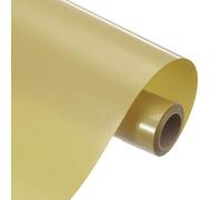sourcing map Rotolo di vinile a trasferimento termico, 30,5 cm x 1,5 m, termoadesivo termoadesivo per magliette, taglierini, facile da tagliare e diserbare (oro terroso)