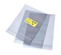 sourcing map Sacchetti antistatici schermati, 50 pezzi, 17 x 22 cm, richiudibili, con etichette per disco rigido, HDD, SSD, scheda PCB