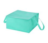 sourcing map Sacchetti isolati riutilizzabili con cerniera e manico per cibo caldo/freddo, generi alimentari da spiaggia, Verde, 15.7"x15.7"x8.7"