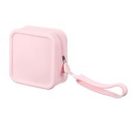 sourcing map Sacchetto di trucco del silicone, borsa cosmetica impermeabile del sacchetto di trucco del sacchetto di viaggio degli articoli da toeletta per, rosa, 7,5 cm, Classico