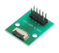 sourcing map Scheda connettore FFC FPC 10 Pin 0.5mm 2.54mm a 1.0mm 2.54mm PCB Converter Board per TV LCD/fotocamere digitali/laptop