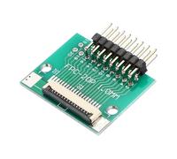 sourcing map Scheda connettore FFC FPC a 15 pin da presa da 1 mm a doppia fila di perni piegati da 2,54 mm, adattatore a ribalta, scheda convertitore PCB per TV LCD, fotocamera digitale e laptop