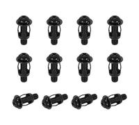 sourcing map Set di 12 dadi jack M8 x 34,5 mm, in acciaio al carbonio con finitura zincata, dadi a petalo con inserto multi-grip per pareti cave, ferro e pelle, per uso su pareti sottili e morbide