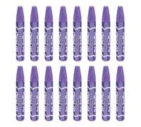 sourcing map Set di 16 pastelli a olio, morbidi pastelli colorati a olio, gesso, colori vivaci, per artisti, forniture artistiche per principianti e insegnanti, viola