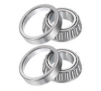 sourcing map Set di 2 cuscinetti a rulli conici e coppa 320/28X, foro 28 mm x 52 mm OD x 16 mm di spessore, set di cuscinetti conici in acciaio cromato, ABEC-3