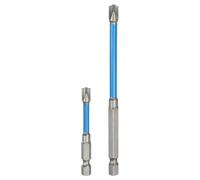 sourcing map Set di 2 punte per cacciavite a croce FPH2 con testa a croce, 65 mm e 110 mm, punta magnetica da 1/4", gambo esagonale metrico piatto, per vari cacciaviti elettrici