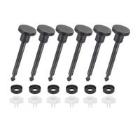 sourcing map Set di 3 kit di riparazione deviatore per vasca da bagno, kit di riparazione per rubinetto che perde la vasca da bagno, include 3 steli valvola, 3 guarnizioni a tazza, 3 cancelli, bronzo