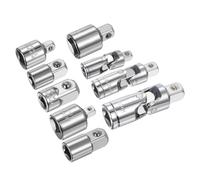sourcing map Set di 9 adattatori per bussole a impatto da 1/2 "a 3/8" 1/4", 1/4" a 3/8" 1/2", convertitore standard SAE con giunto universale