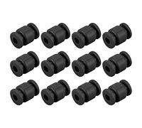 sourcing map Sfere di gomma antivibrazione ammortizzanti per assorbimento degli urti, M3,5 x 13 mm, per RC Quadcopter FPV Gimbal Camera Mount (nero/confezione da 12)
