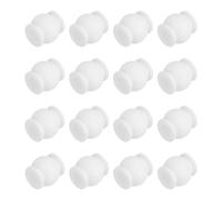 sourcing map Sfere di gomma antivibrazione per assorbimento degli urti M6 x P15 x H16 mm per RC Quadcopter FPV Gimbal supporto per fotocamera, bianco/confezione da 16