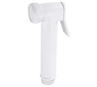 sourcing map Spruzzatore portatile per bidet per WC, kit spruzzatore da bagno in metallo, controllo della pressione dell'acqua regolabile per cucina, bagno, WC, lavaggio a filo, bianco