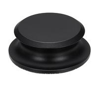sourcing map Stabilizzatore di peso per dischi in vinile, 172 g, in alluminio, 6,9 x 2,5 cm, ammortizzatore di vibrazioni per giradischi, per lettori LP, nero