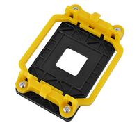 sourcing map, staffa di raffreddamento per ventola CPU AMD, supporto per dissipatore di calore, piastra posteriore per presa AMD AM2 AM3 FM1 FM2 FM2+, giallo