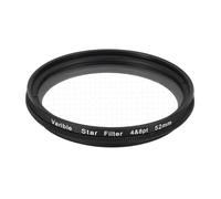 sourcing map Starburst, filtro a stella variabile, 52 mm, 4-8 punti, effetto scintillante, per vetrerie notturne, 1 pezzo