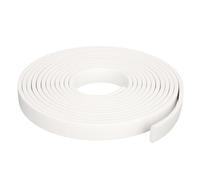 sourcing map Striscia di guarnizione in schiuma di silicone, 0,5 cm x 2 cm x 5,1 m, barra in gomma per spogliare le intemperie, barra in gomma per porte finestre fai da te guarnizioni