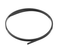 sourcing map Striscia di plastica per legatura 1650 x 6 x 1 mm per chitarra acustica classica accessori nero puro