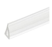 sourcing map Striscia di protezione per bordi a U, lunghezza 3,5 m di protezione in gomma per bordi da 2 a 3 mm, (larghezza x larghezza x altezza). Trasparente