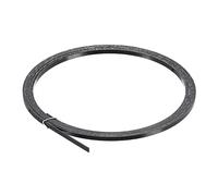 sourcing map Striscia di rilegatura in plastica per chitarra acustica classica, 1650 x 2 x 0,5 mm, colore nero, confezione da 1