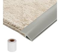 sourcing map Striscia di transizione per tappeti, 2 m x 3,3 cm, in silicone | Strisce di bordo del pavimento con nastro, bordo laminato per l'unione delle mattonelle del pavimento
