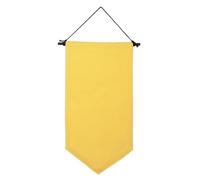 sourcing map Striscione in tela bianca, da appendere alla parete, per riporre spille e gioielli, espositore smaltato, per orecchini, collane, collezione di spille glitterate, giallo