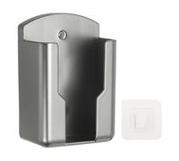 sourcing map Supporto da parete per telecomando (6,9 x 4,1 x 10 cm), organizer universale per TV, condizionatore d'aria, lettore multimediale, per casa, ufficio, scuola, grigio