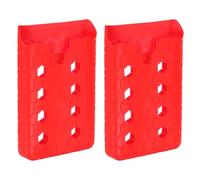 sourcing map Supporto organizer per borsa da spiaggia, inserto verticale in silicone, accessorio per borsa da spiaggia, Rosso, rettangolare