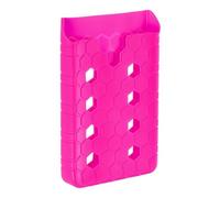 sourcing map Supporto organizer per borsa da spiaggia, inserto verticale in silicone, organizer da spiaggia, accessori per portachiavi, Rosso rosato, rettangolare