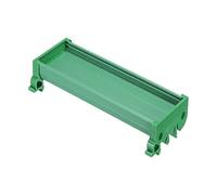 sourcing map Supporto per guida DIN per PCB 80 mm x 50 mm, alloggiamento, staffa, verde