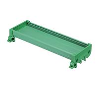 sourcing map Supporto per guida DIN per PCB da 160 mm x 50 mm, alloggiamento, staffa, verde