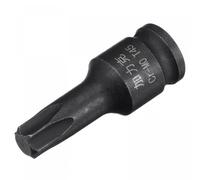 sourcing map T45 Impact Torx Bit Socket, 1/4" Piazza Drive 35mm Lunghezza CR-MO