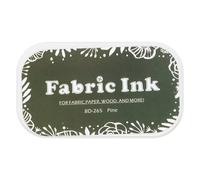 sourcing map Tamponi di inchiostro per francobolli, 9,4 x 5,6 cm, in tessuto, legno, carta, impronte digitali, creazione di biglietti fai da te, verde pino