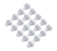 sourcing map Tappi in silicone ad alta temperatura, diametro 8 mm, a forma di T, in gomma solida, tappi per fori per verniciatura a polvere, placcature impermeabili, confezione da 30 (OD 15 mm)