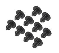 sourcing map Tappi in silicone per fori di bloccaggio, pannello in gomma a filo, rotondi, per paratie in gomma da cucina, impermeabili, diametro 3,5 mm, nero, confezione da 10