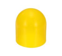 sourcing map Tappi per diffusore per torce, 43 mm ID x 50 mm di altezza, tappi terminali flessibili in silicone per viti per torce a LED da 44-46 mm, bulloni per tubi mobili, giallo