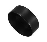 sourcing map Tappi terminali in gomma da 150 mm, in vinile, rotondi, per viti e filettature, 4 pezzi, colore: nero