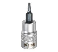 sourcing map Torx Bit Socket 3/8 "Drive T10 S2 Acciaio Star Head Cacciavite Punte per Trapano CR-V Adattatore Presa in Acciaio per Casa Auto Asse Hex Dadi Bulloni Riparazione