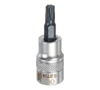 sourcing map Torx Bit Socket 3/8 "Drive T30 S2 Acciaio Star Head Cacciavite Punte per Trapano CR-V Adattatore Presa in Acciaio per Casa Auto Asse Hex Dadi Bulloni Riparazione