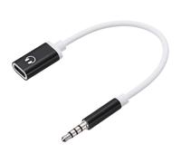 sourcing map TRS - Cavo audio da 3,5 mm maschio a tipo C femmina, adattatore convertitore per auricolari, adattatore da USB a jack per cuffie, per lettori MP3, lettori CD, laptop, smartphone, colore