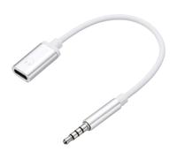 sourcing map TRS - Cavo audio da 3,5 mm maschio a tipo C femmina, adattatore convertitore per auricolari, adattatore da USB a jack per cuffie, per lettori MP3, lettori CD, laptop, smartphone, colore